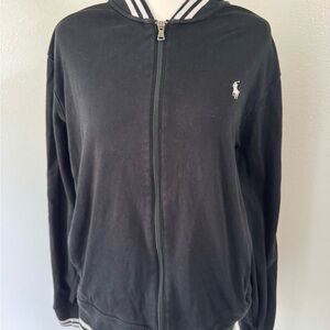 Polo Ralph Lauren Black Zip-Up Sweater